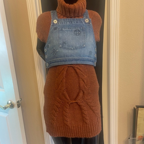 CHANEL Denim vest Italy 36 small 0-4 - Picture 6 of 16